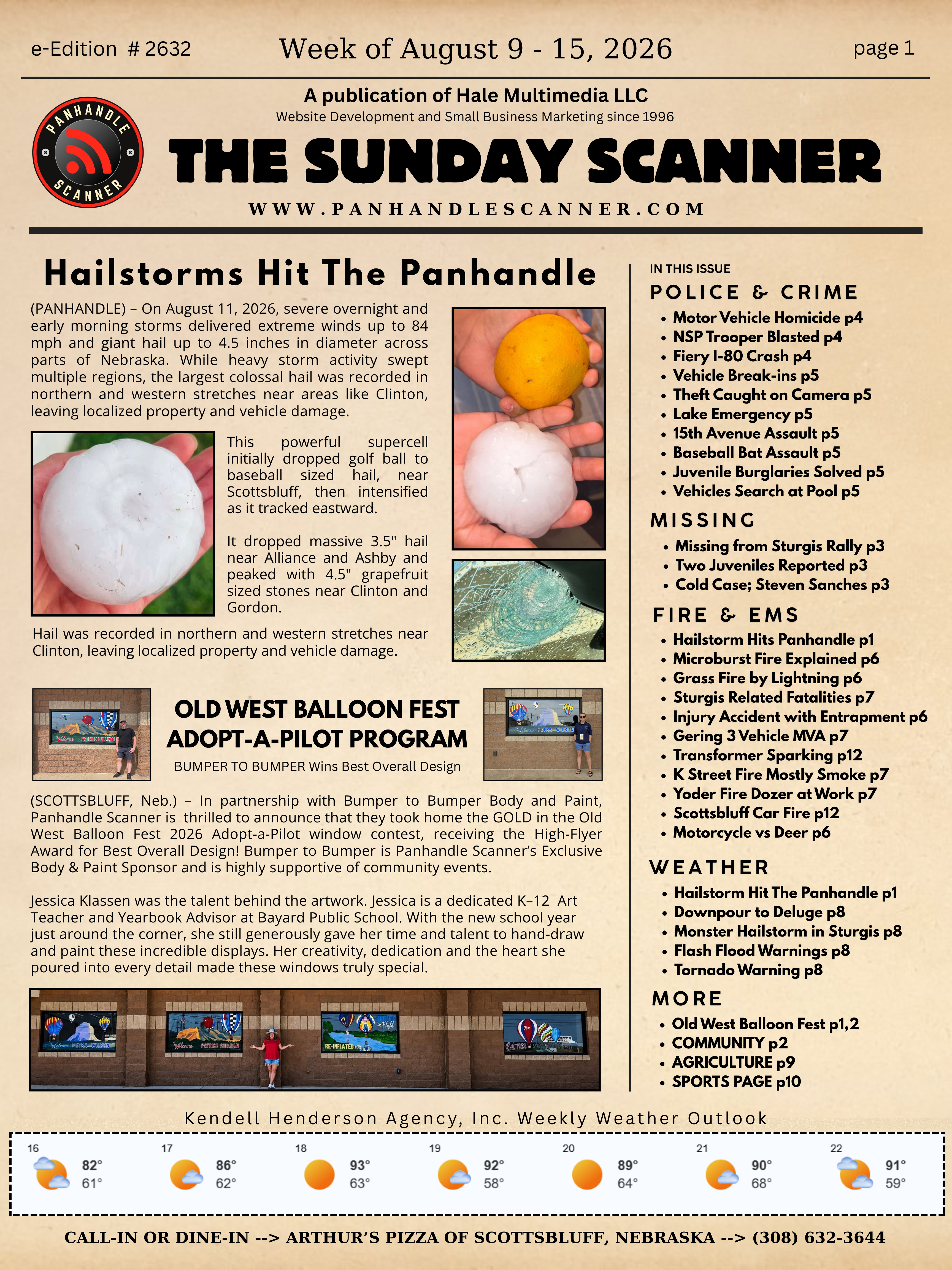 THE SUNDAY SCANNER