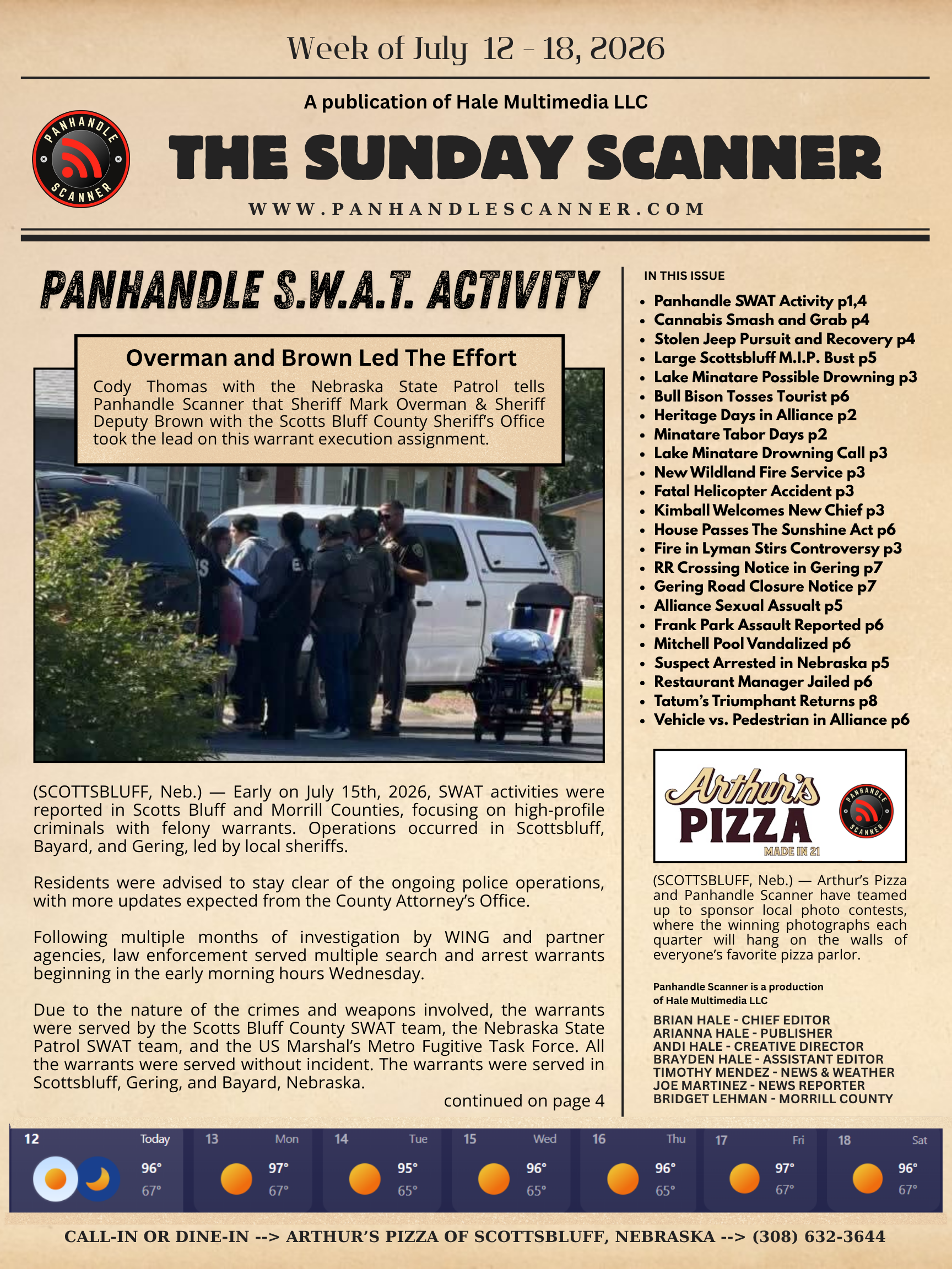 THE SUNDAY SCANNER