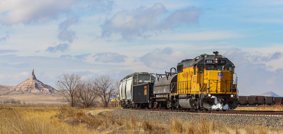 Train near Chimney Rock Andrew Smith