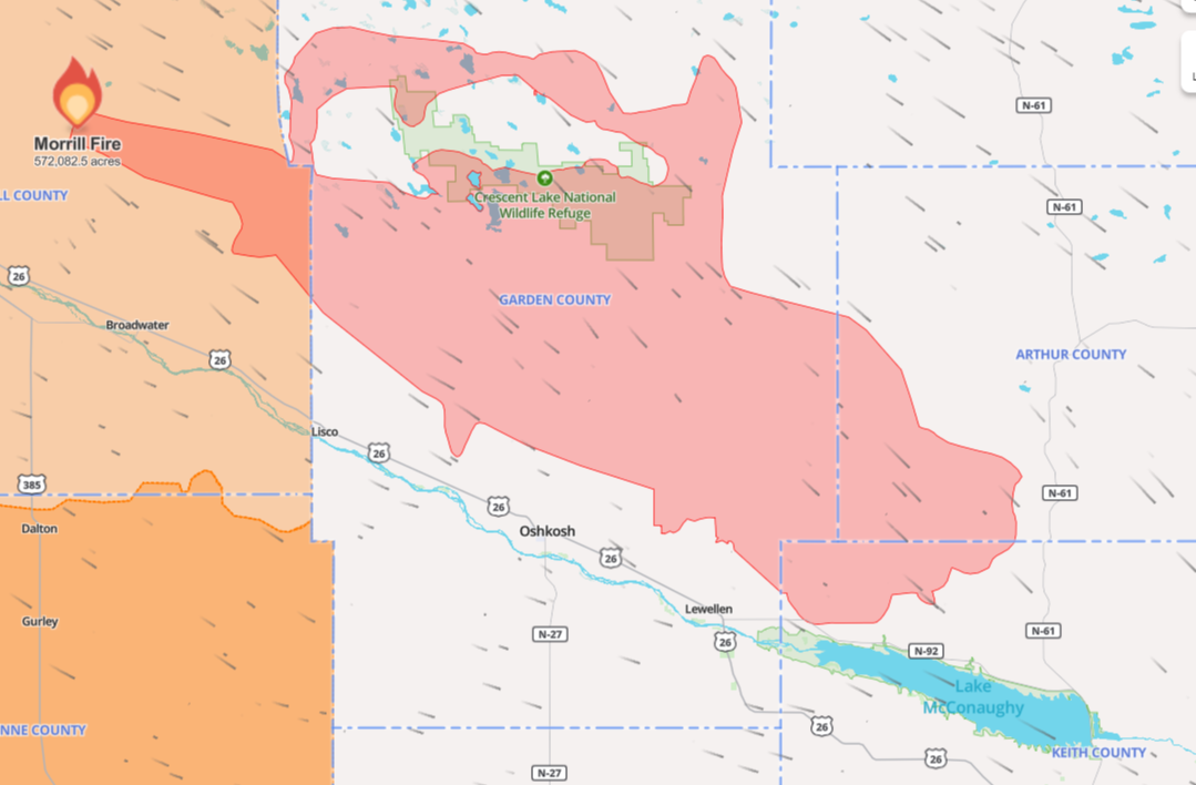 Burn pattern dwarfs Lake Mac