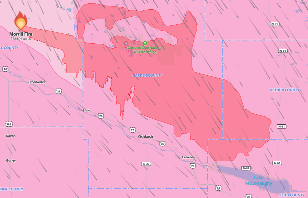 Burn pattern dwarfs Lake Mac